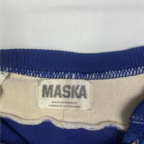 Vtg 1970’s Rare Authentic Toronto Maple Leafs Darryl Sittler Maska Jersey Sz S - Picture 10 of 16